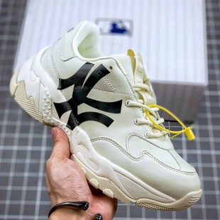 Putian High-Version Original Mlb Dad Shoes, Popular Ny Yankees Height-Increasing Couple Shoes, Height-Increasing Hot-Selling Model