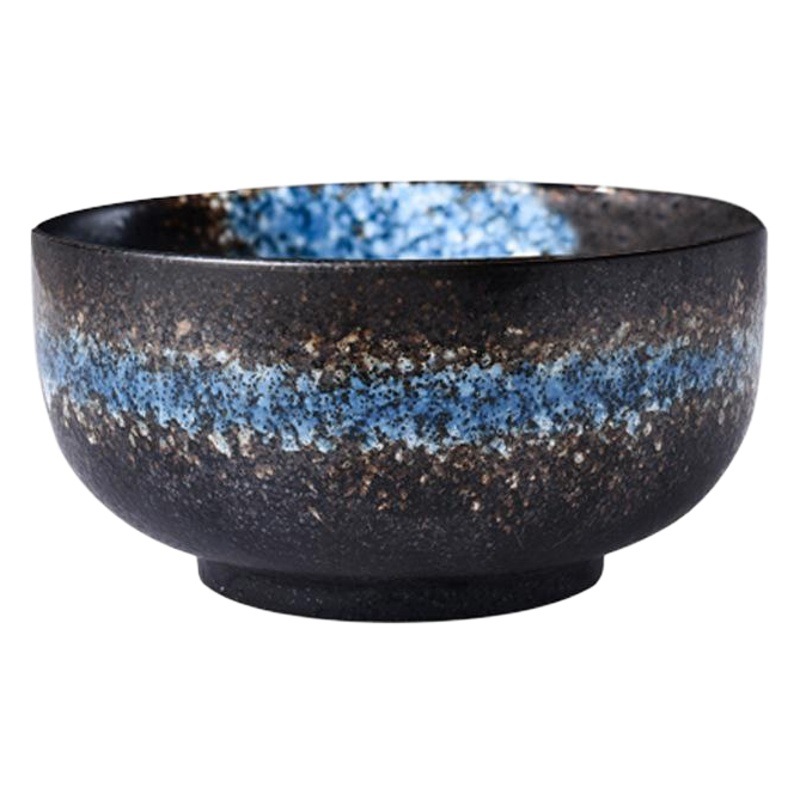 Cuenco de cerámica japonés de Amazon transfronterizo con tapa conjunto de comer tazón de fideos individuales tazón de fideos instantáneos creativos color de la personalidad