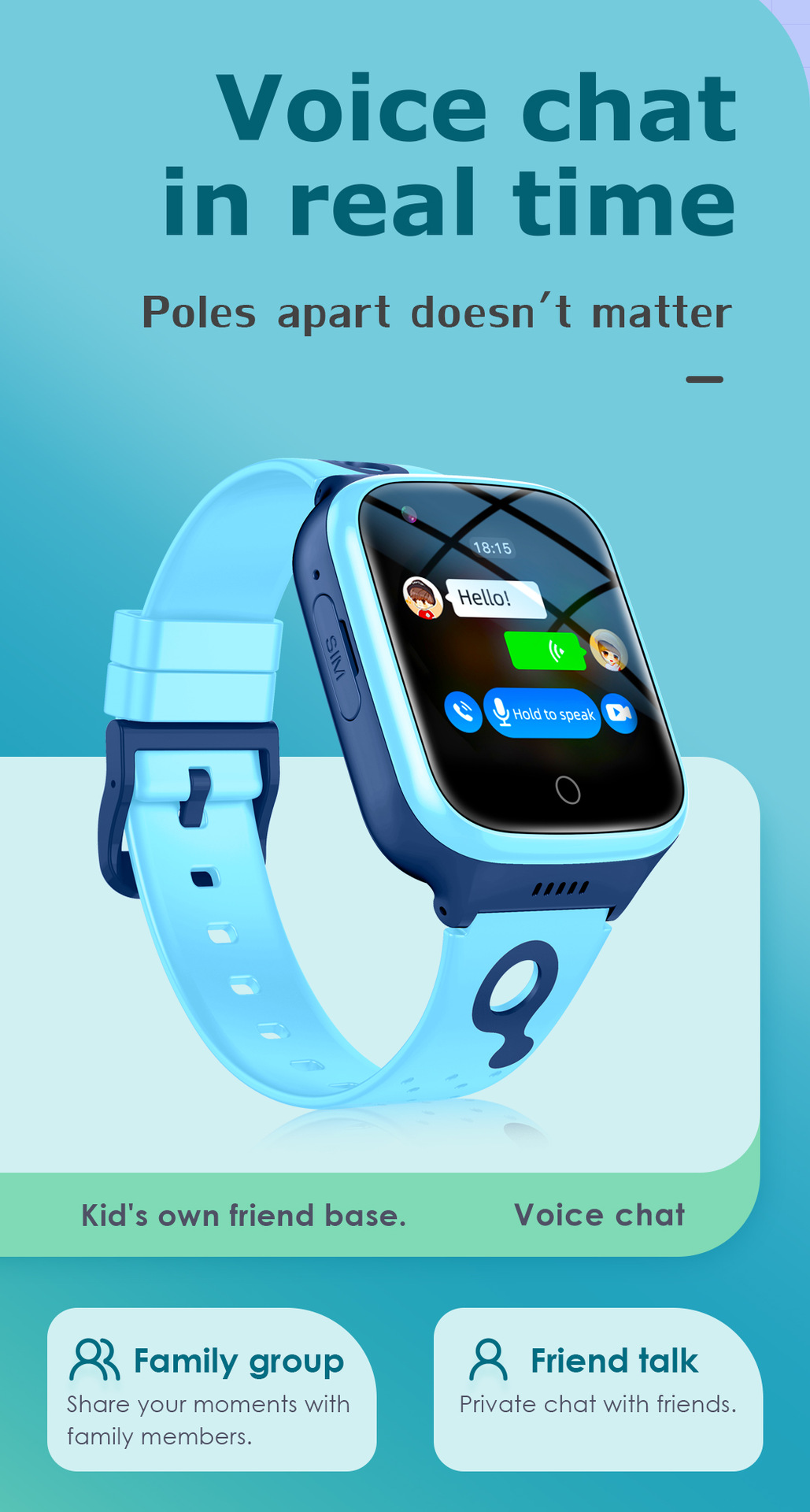 Cross-border exclusive 4G smart children's smartwatch, GPS positioning, photo taking, video calling, birthday gift K9H undefined