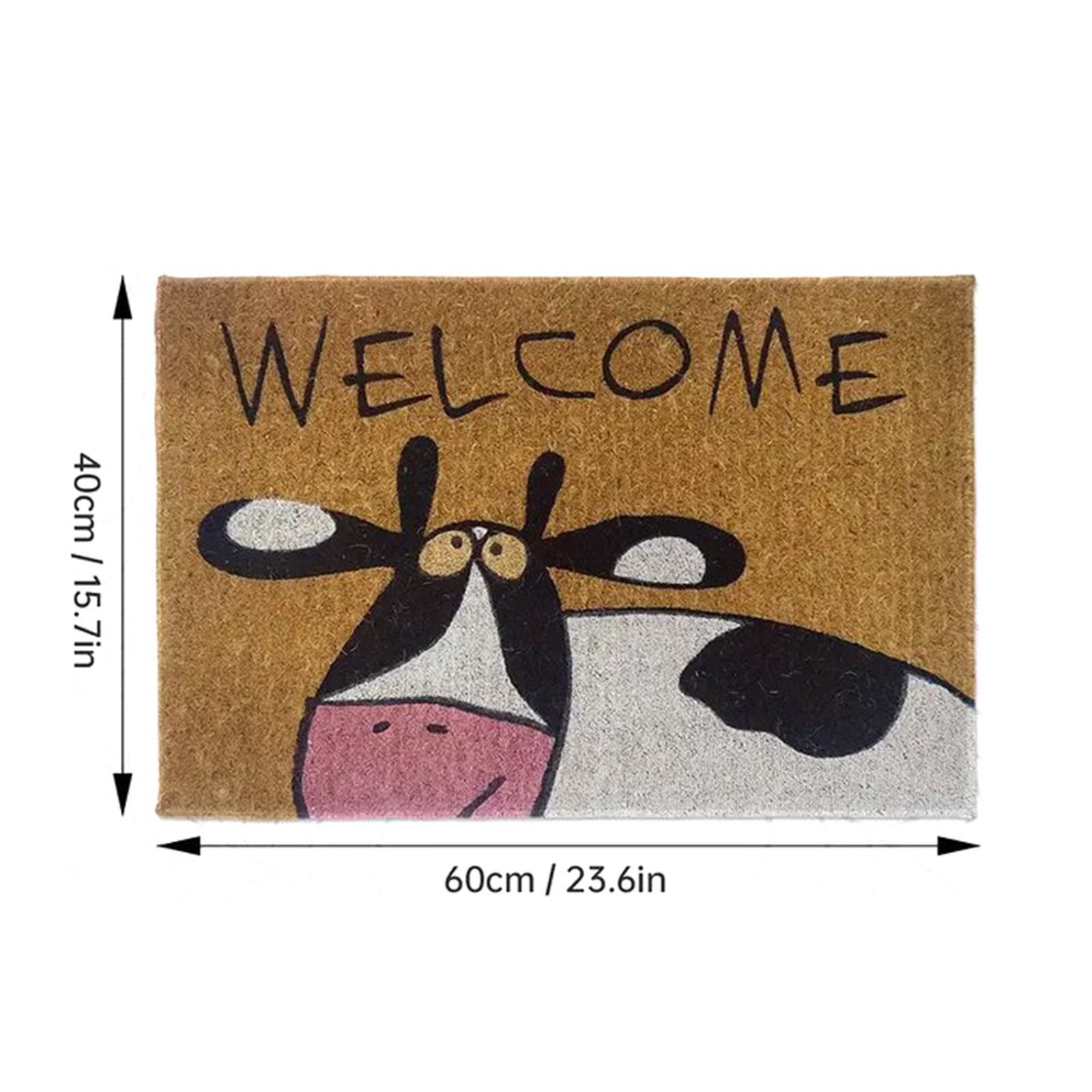 Grenzüberschreitende Kuhfußmatte Haushaltseingangseingang rutschfeste schmutzabweisende Bodenmatte Badezimmertür saugfähige rutschfeste Bodenmatte_voghion.com