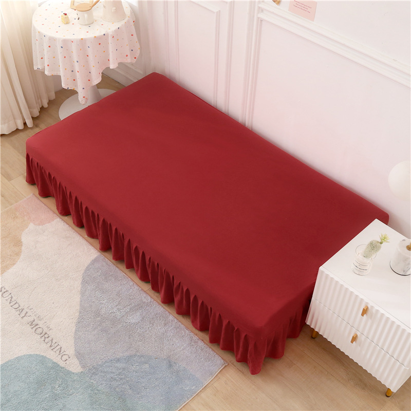 Minimalistischer Einfarbiger Sofabezug Für Schlafsofa_voghion.com