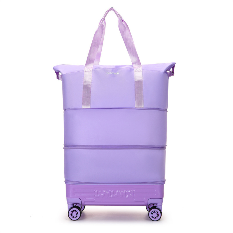 New Style Travel Bag with Pull Rod and Wheels, Durable, Simple, High-End Trendy Travel Bag, Foldable Expansion Storage Bag New Style Travel Bag with Pull Rod and Wheels, Durable, Simple, High-End Trendy Travel Bag, Foldable Expansion Storage Bag