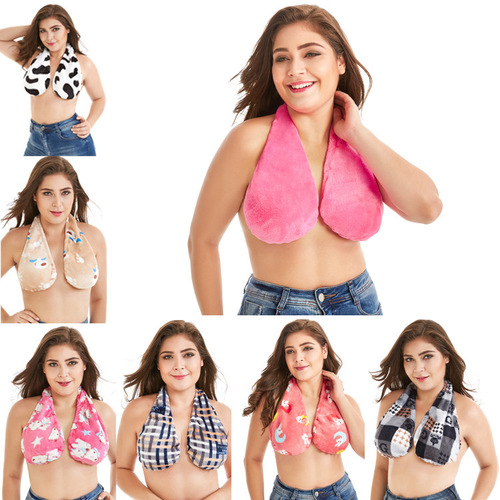 Intimate lingerie, push-up bra, Changli style, sexy backless, towel push-up bra, Western-style push-up bra, large bust, small cup bra