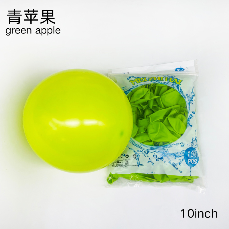 Globo mate personalizado de 10 pulgadas engrosado decoración de la sala de bodas decoración de la fiesta de cumpleaños globo de impresión de Navidad al por mayor