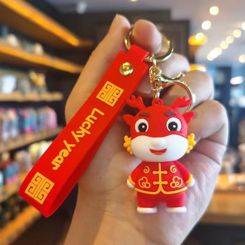 Muñeca de dibujos animados goteo llavero bolsas escolares exquisitas para hombres y mujeres colgantes para agarrar muñecas colgantes para el mercado nocturno regalos al por mayor