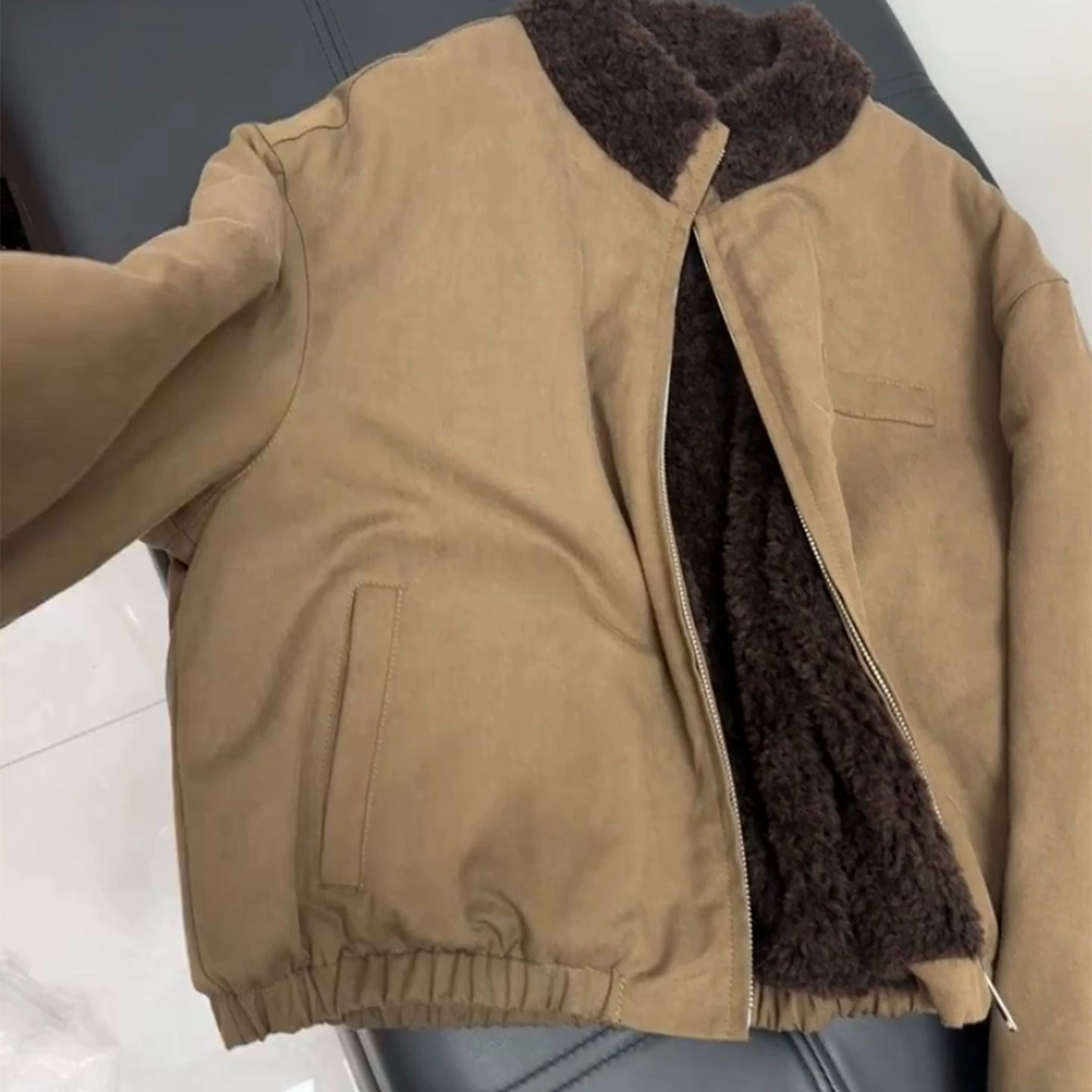Короткая тёплая куртка для подростков, в стиле Chanel