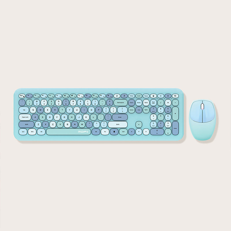 Mofi摩天手666 2.4g無線キーボードマウスセット家事事務用パソコンのノートパソコンは通用します。|undefined