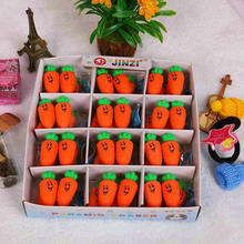 儿童学习文具用品厂家直销新款创意3D可爱橡皮擦卡通胡萝卜橡皮