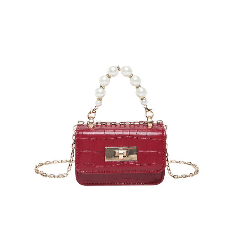 Bolsa de hombro de este año, cocodrilo, bolso de cinturón, primavera 2025, nueva textura de moda, mini bolso de cadena de moda