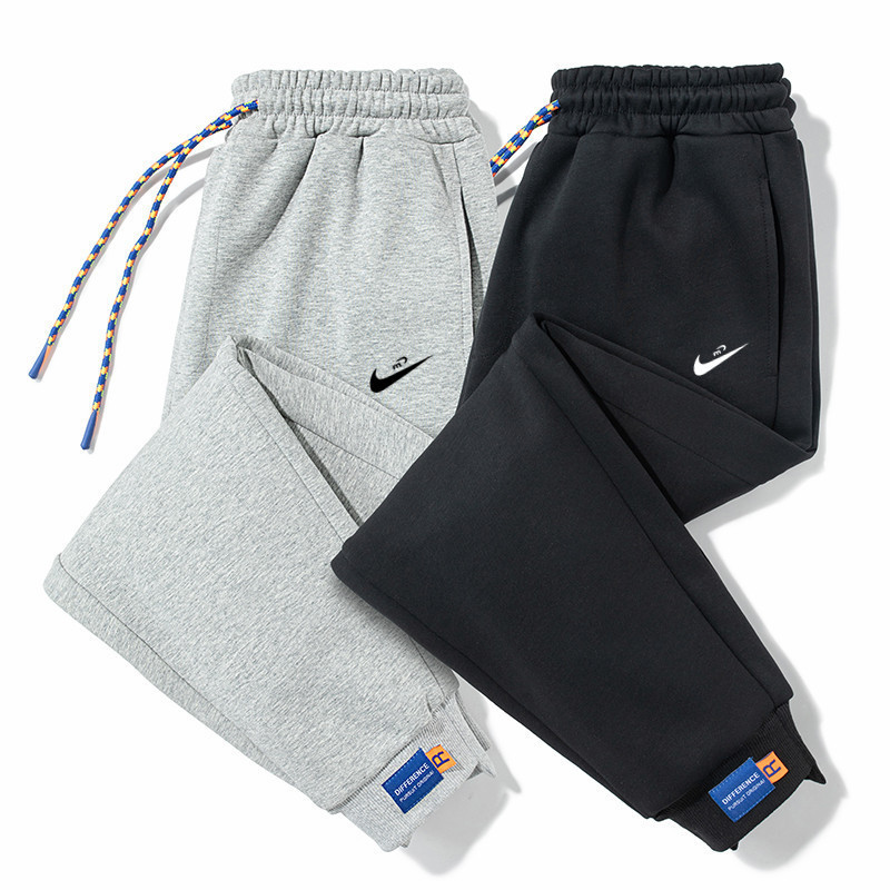 男装2024春秋新款男士休闲裤韩版运动学生纯色卫裤青少年束脚裤子