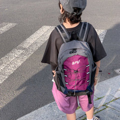 6-12歳子供アウトドア旅行リュックサック軽量滑り止め大容量小学生ランドセルキャンプ登山バッグ