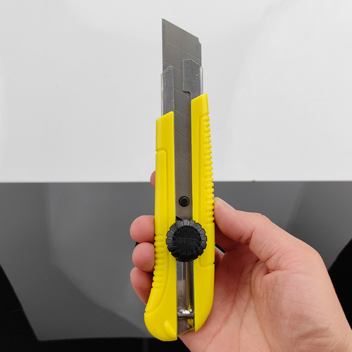 Extra large utility knife holder 25mm wide thickened knife rail rotating button portable detachable office supplies wallpaper knife