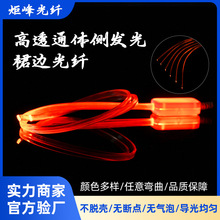 汽车氛围灯2.5mm 3mm电脑桌椅导光线超高透亮通体侧发光裙边光纤