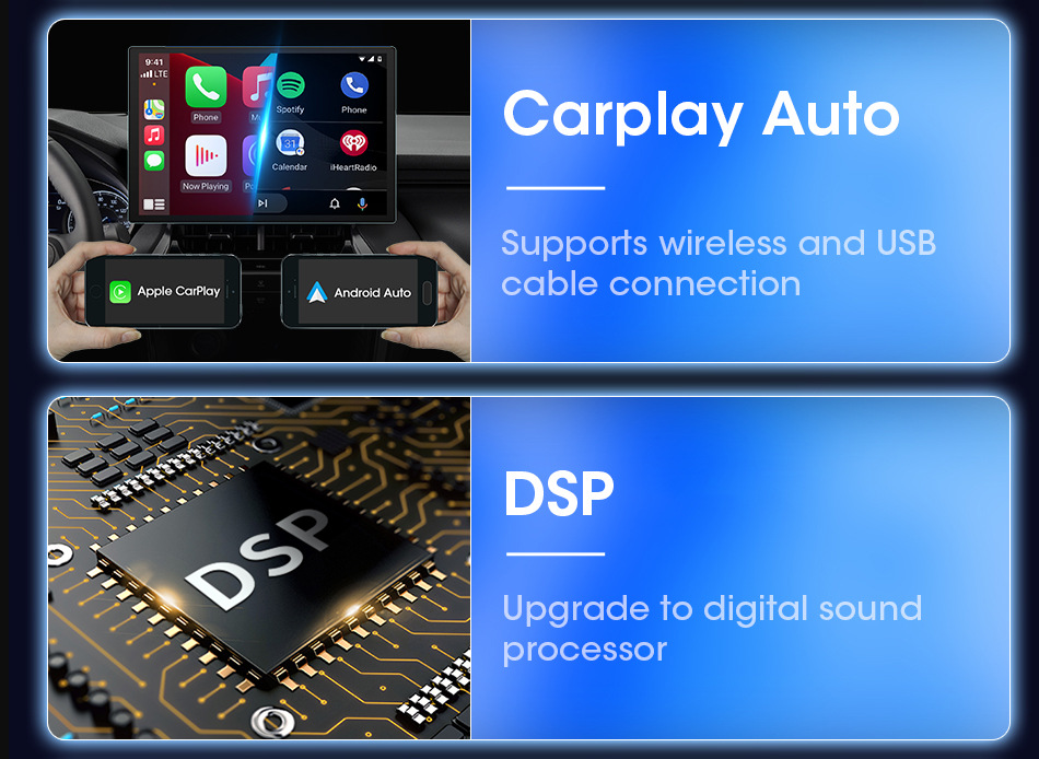 Source Factory 13inch Car Android Navigation Universal Device with 2K Large Screen Supports 360 Panoramic View and Wireless Carplay