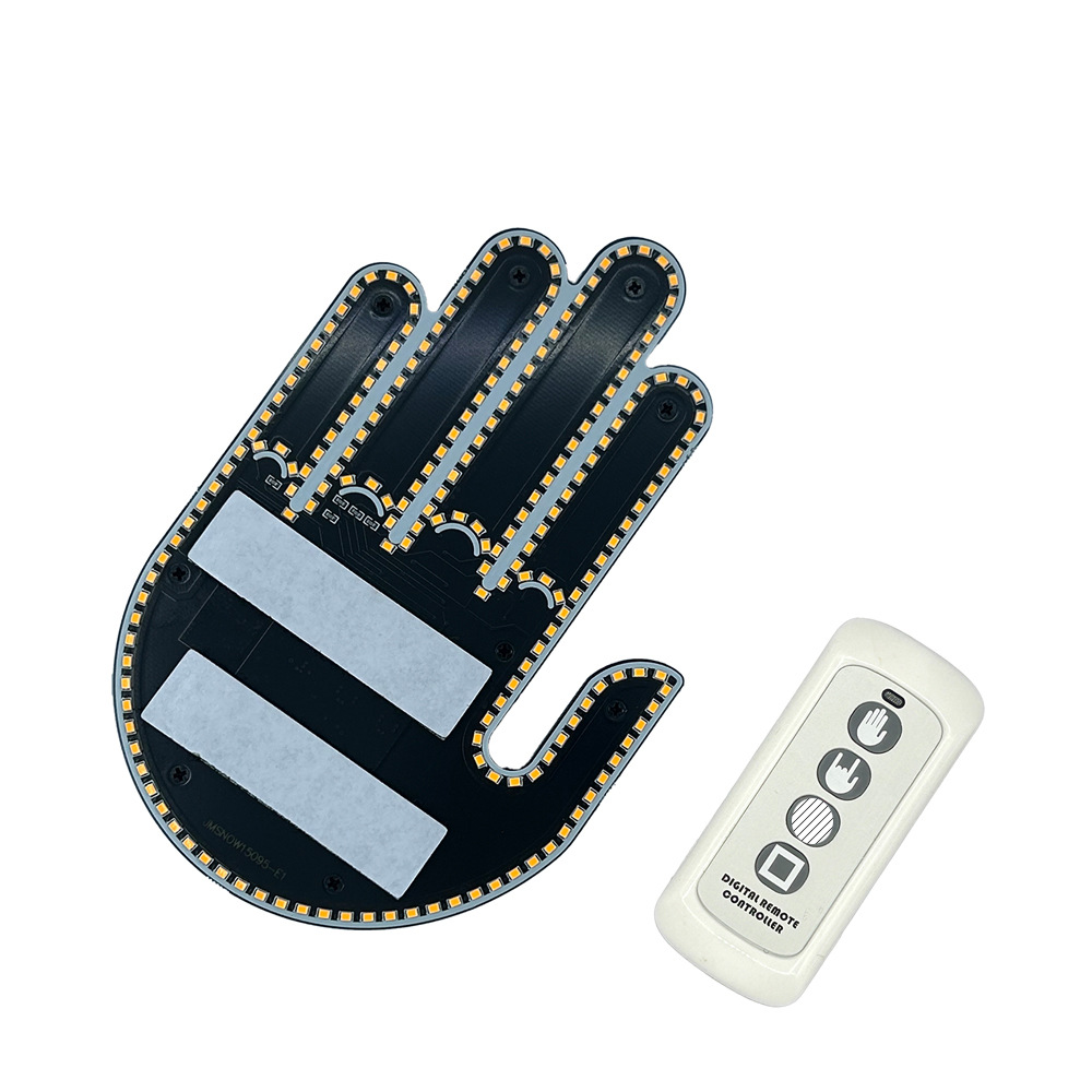 Venta directa de fábrica coche finge gesto luz coche luz interactiva palma luz gesto luz 4 control remoto clave