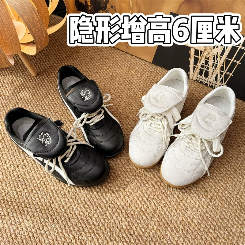 Тренировочные туфли из натуральной кожи, увеличивающие рост на 6 см, для миниатюрных женщин, эксклюзивно для Amazon, Temu, Японии, Кореи, Тайваня, TK.