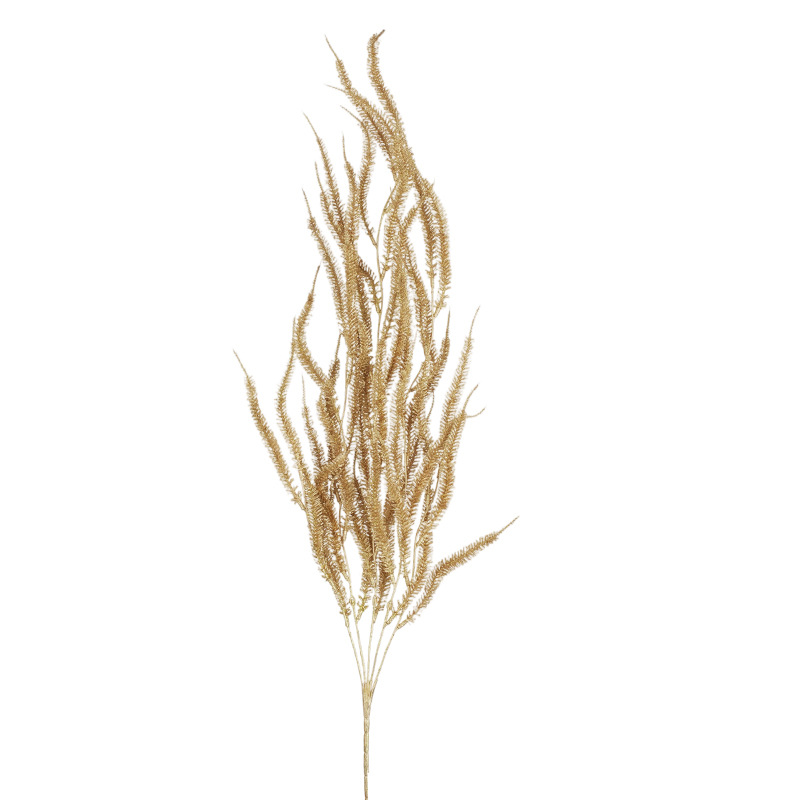 Polvo de viscosidad transfronteriza ramas de sauce colgantes de flores de oro polvo de plástico imitación de hojas decoración de árbol de Navidad