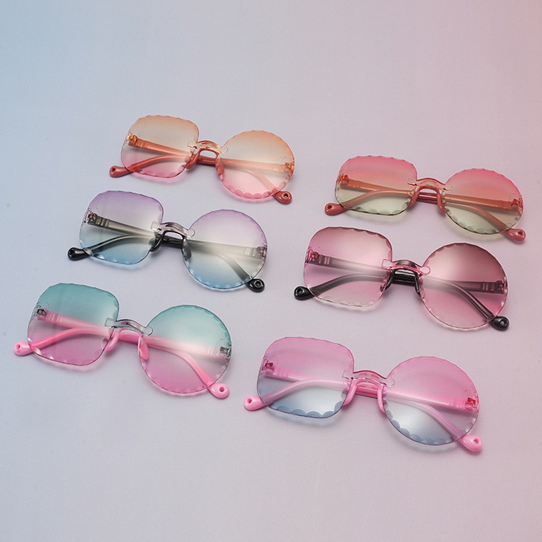 2025 nuevos lindos gafas de sol para niños PC en gafas de sol de comercio electrónico para correr gafas de protección solar UV para niños