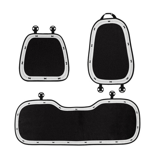 Light luxury bow car seat cushion autumn and winter short plush warm anti-slip car seat cushion comfortable car seat cushion for women