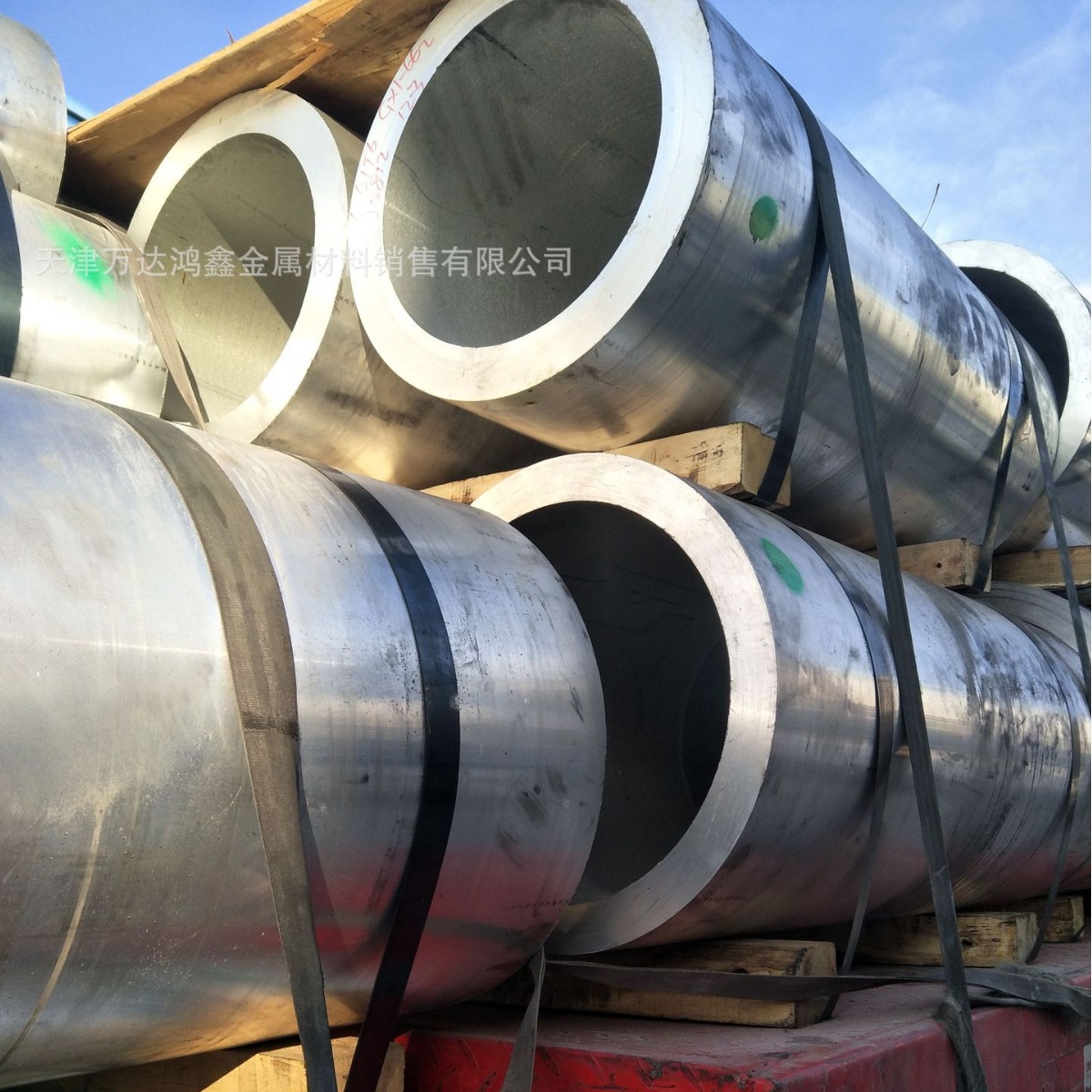 天津厚壁铝管厂家，2A12T4铝合金圆环，6061薄壁铝管铝型材