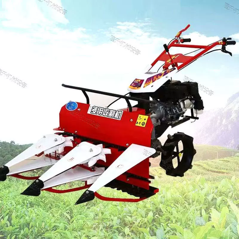 小麦水稻辣椒谷子高粱玉米割倒机自走式收割机牧草苜蓿多用割晒机