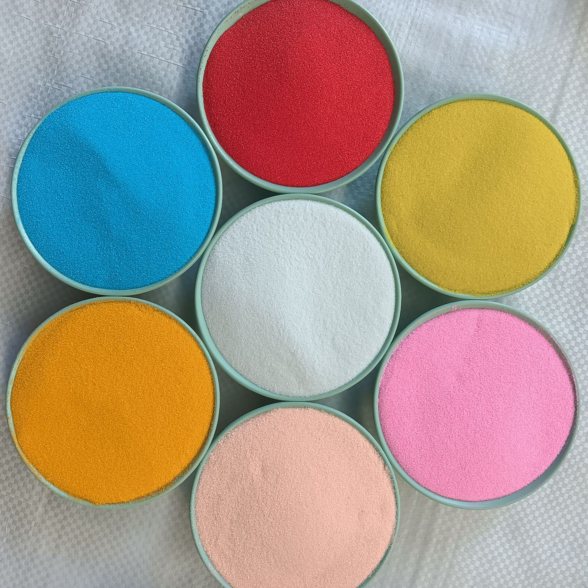 供应染色彩砂 沙画用彩砂 蓝砂 婚庆表演彩砂 细沙