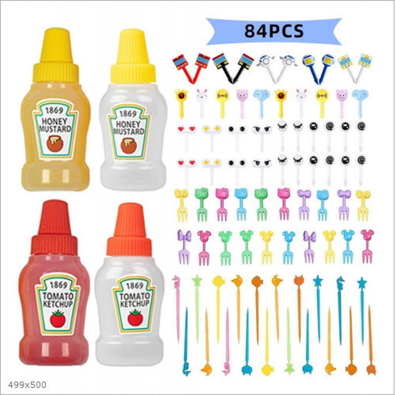 Japón hogar dibujos animados horquilla de fruta creativa para niños animales lindos horquilla de fruta de plástico set Bento stick