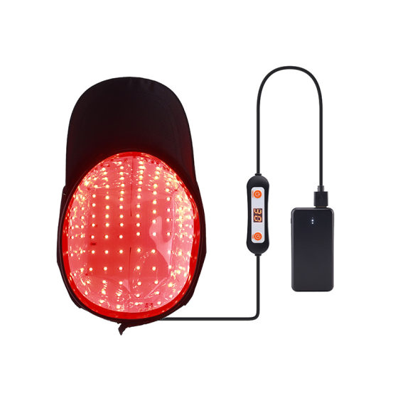 Cross-border red blue light hair growth cap 224 red blue light anti-hair growth instrument healthy hair dense hair growth instrument