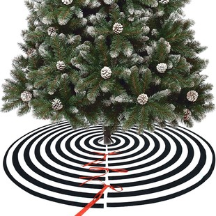 Summer Starfish Christmas Tree Dress Creative Exquisite Print Short Plush Double Layer Tree Dress Christmas Decoration
