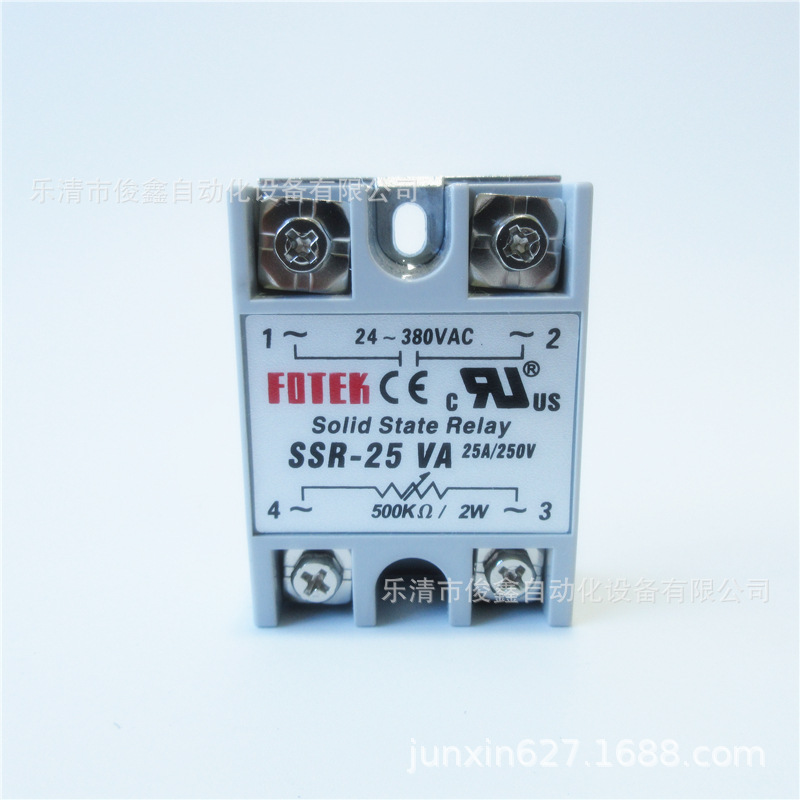 单相固态继电器SSR-25VA 固态调压器25A