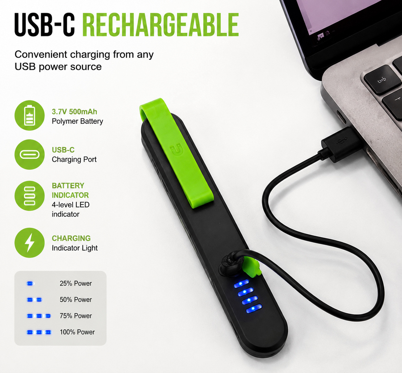 26 new models of UV pen lights for auto repair, COB strong light rechargeable ultra-bright portable LED work lights pen lights