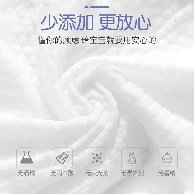 Baby Wet Wipes Newborn Hand Mouth Butt Care Special Purpose Baby Toddler Wet Wipes Family Economy Pack 80 Pcs Wholesale