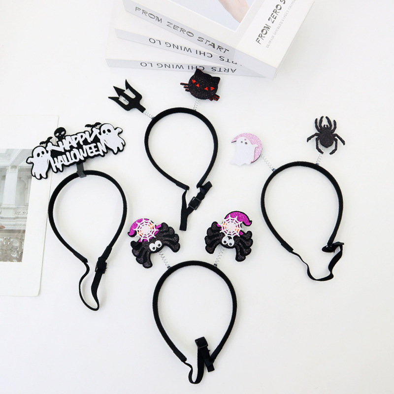 Amazon nuevo Halloween mascota banda de cabello banda de cabeza lindo perro fantasma fiesta decoración decoración animal