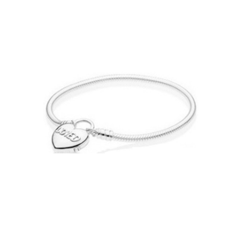 Bracciale a catena serpente placcato argento chiusura tonda_voghion.com