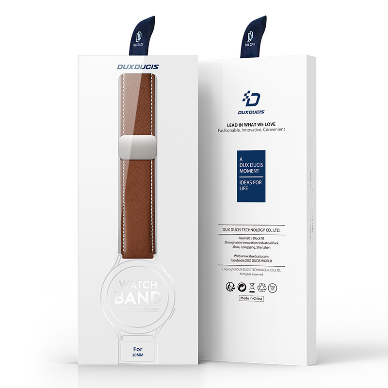 Aplicable para SamsungWatch pulsera de cuero al por mayor 20MM Samsung Huawei Xiaomi pulsera de moda general