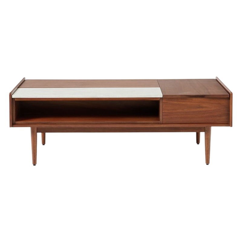 Mesa de café sala de estar casa pequeño apartamento simple moderno simple mesa pequeña mesa de té creativa Nordic sofá lado mesa cuadrada