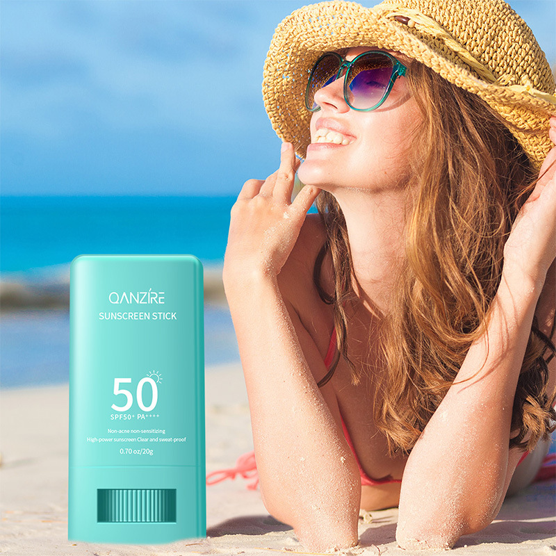 跨境专供高倍防晒棒SPF50户外防紫外线晒伤防晒霜Sunscreen stick