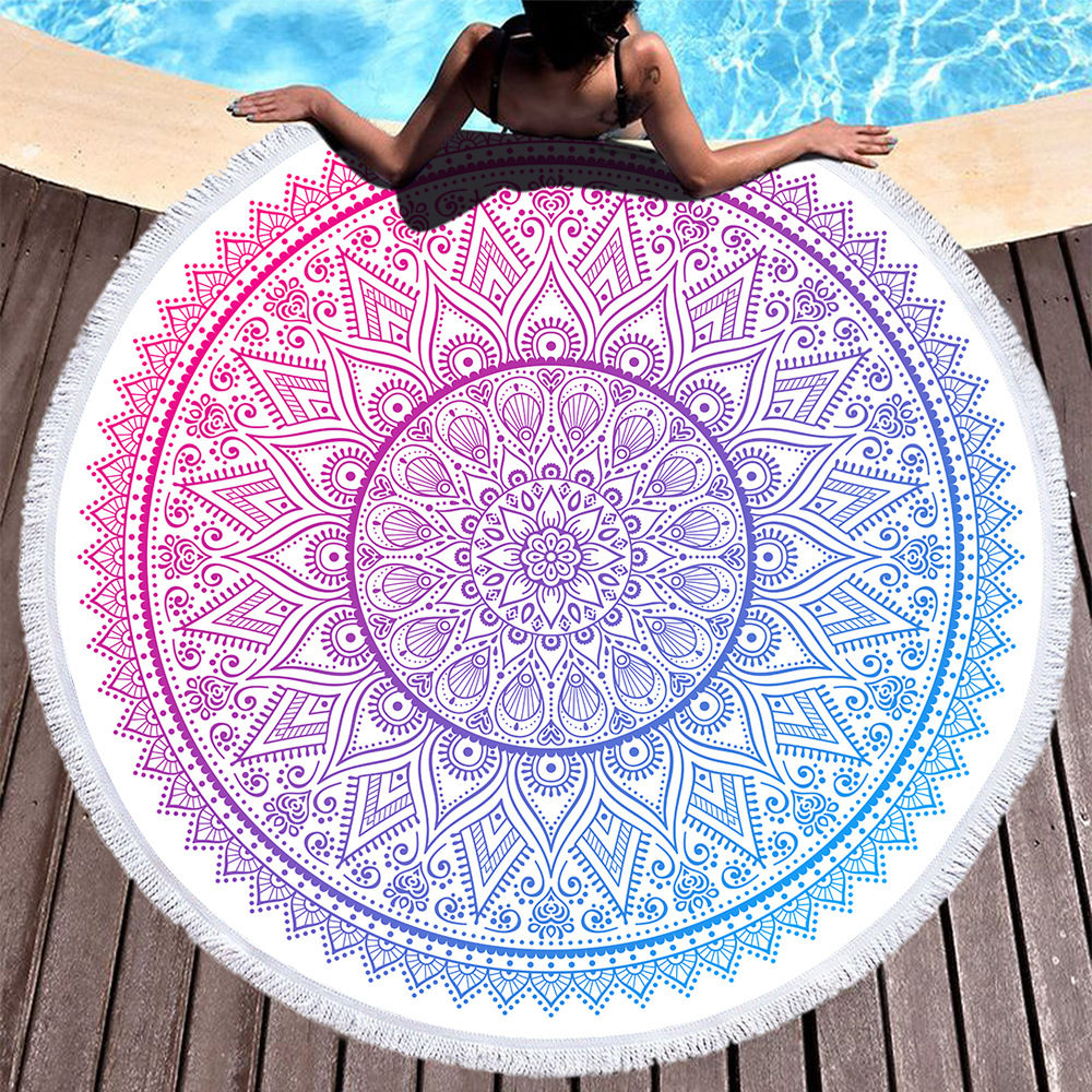 760g Weight Beach towel Home Textiles & Decor Type Superfine Fiber Material Geometric Pattern Casual, Ethnic Style Style Casual Ethnic Style Geometric Superfine Fiber Beach Towel Towels 10