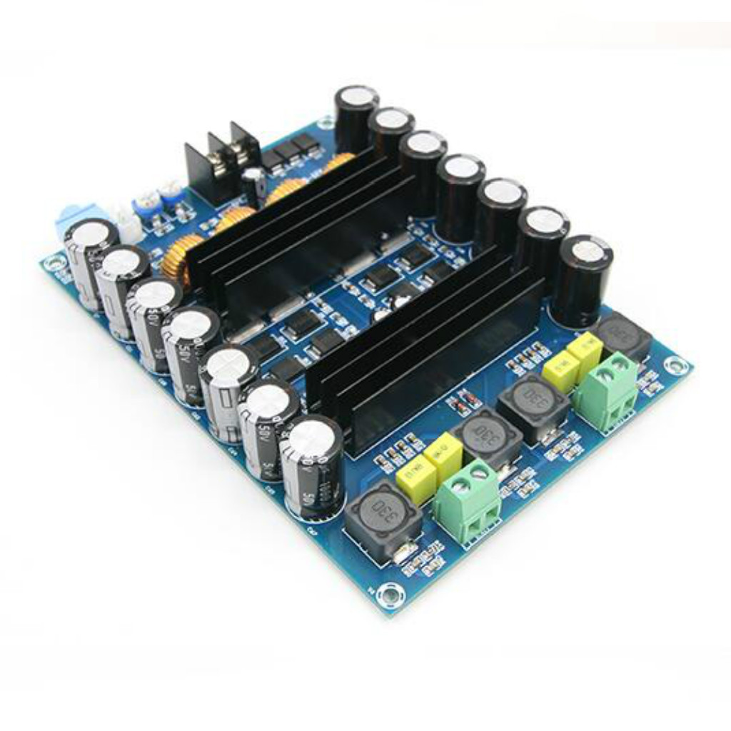 XH-M641 batería de doble canal de alta potencia tablero del amplificador TPA3116D2 amplificador del vehículo DC12V150W