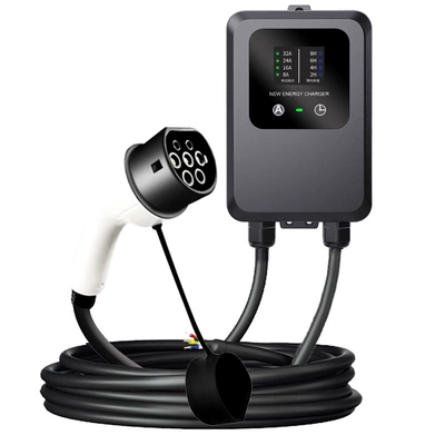 TYPE2 European Standard Charging Pile GBT British and Australian Standard New Energy Electric Vehicle Universal SSC2/J1772 American Standard (Elektrikli avtomobil şarj stansiyaları) - european-standard-gun-head-led-version-charging-pile-3-meters