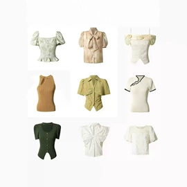 连衣裙;半身裙;女式针织衫