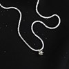 Fresh zirconium, pendant, universal elegant necklace, starry sky, silver 925 sample