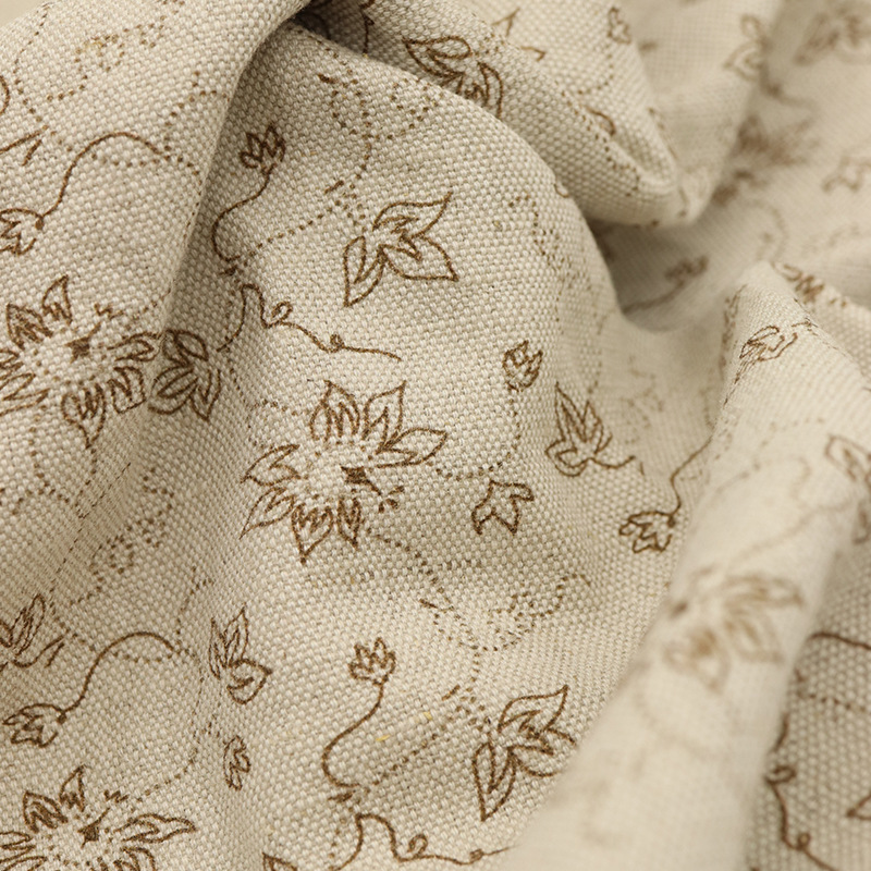 Fabricante spot 45% algodón 55% cáñamo lluvia rocío lino algodón vestido camisa pantalones algodón lino ropa tela