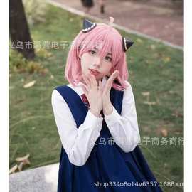 间谍过家家cos假发女阿尼亚二次元仿真短发波波头空气刘海全头套