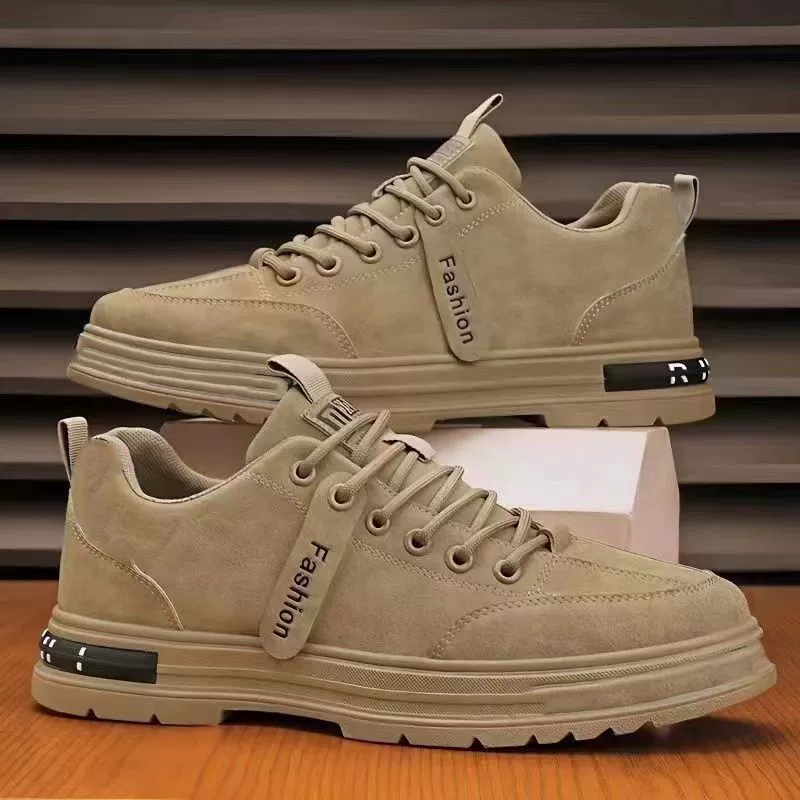 Охранная обувь мужская нескользкая, износостойкая и неприятно-вонючая рабочая обувь дышащая и устойчивая к грязи мужская обувь мужская весна и осень водонепроницаемая повседневная мужская обувь