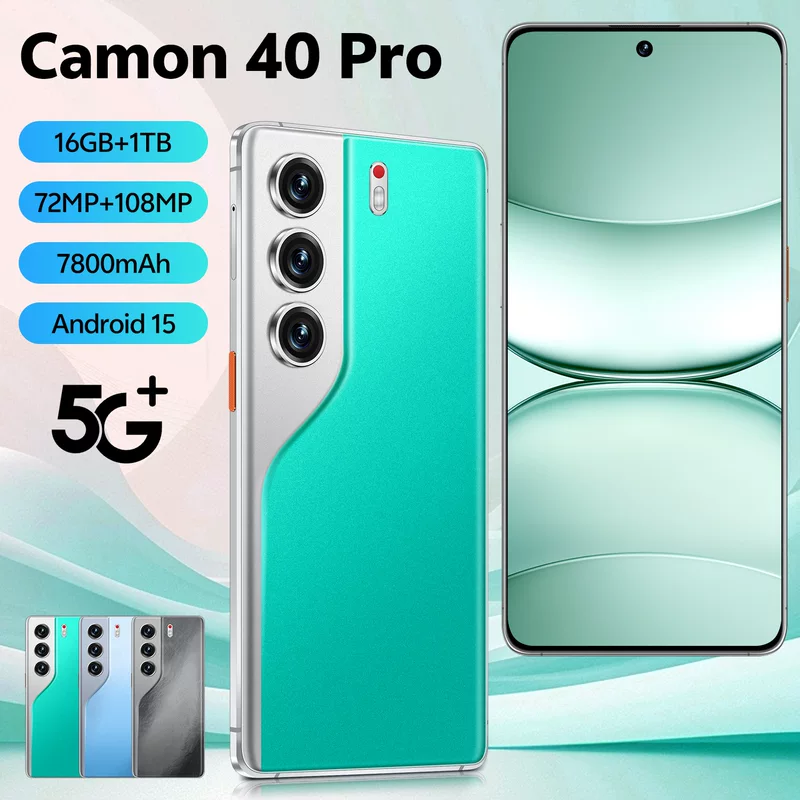 Кроссбордёр мобильный телефон Camon40 Pro Android 7.3-дюймовый инчел крупный экран 5G полная сеть быстрая зарядка 16+1ТБ памяти