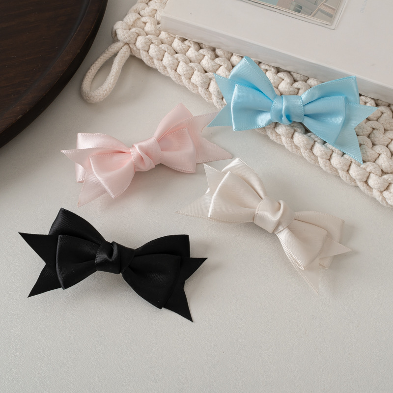 Women's Sweet Simple Style Bow Knot Cloth Hair Clip display picture 6