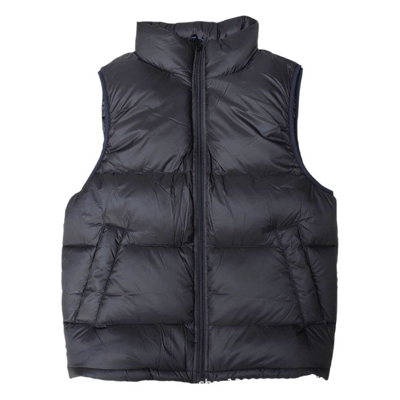 Новый высококачественный мужской пуховый жилет нового поколения, утолщенный, модный осенне-зимний унисекс жилет, европейский стиль, универсальный, трендовый и повседневный.
