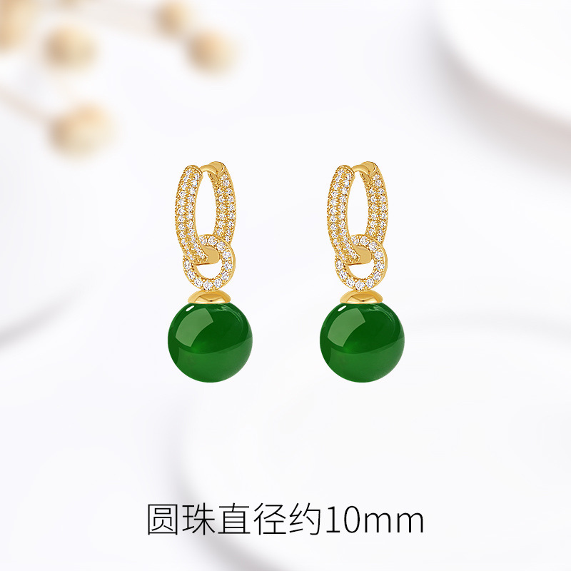 재스퍼 귀걸이 - 10mm, 2개 착용 가능