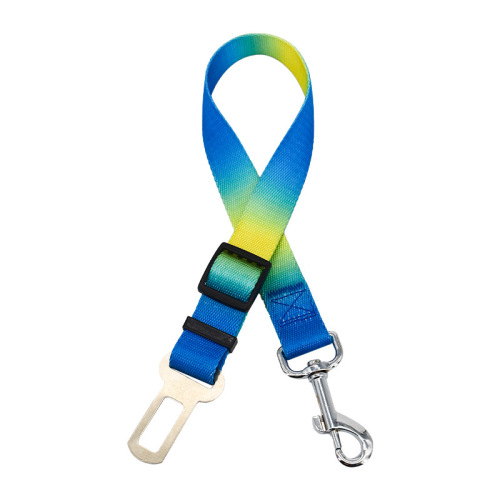 Cross-border gradient pet car seat belt, dog outing leash, car safety buckle, anti-lost dog collar